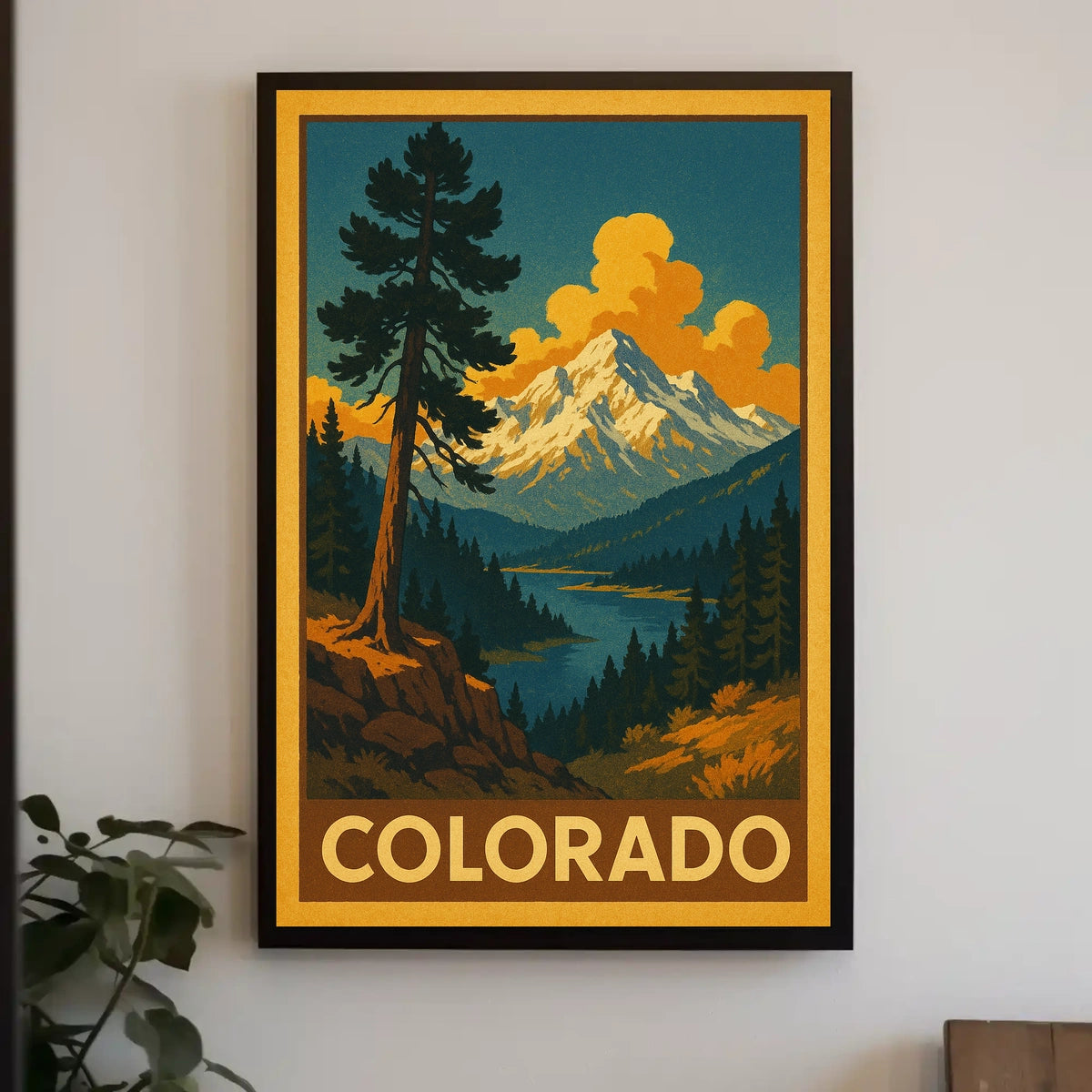 Colorado Mountain Landscape Poster