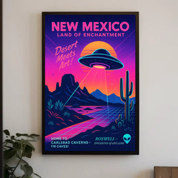 New Mexico Land of Enchantment Poster PosterGoat