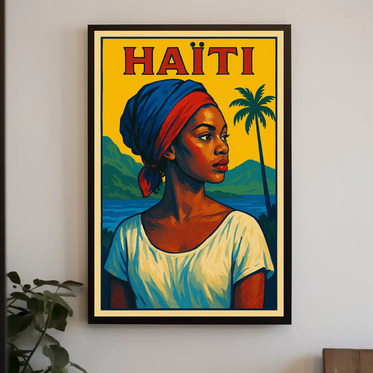 Haiti A Vibrant Tribute Poster