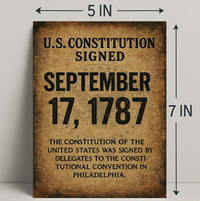 Constitution Signing September 17 1787 Poster PosterGoat
