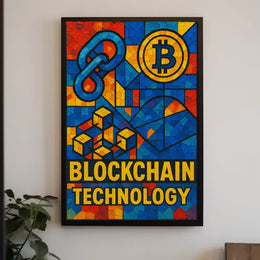 Blockchain Technology Poster