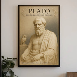 Plato The Philosophers Essence Poster