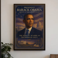 Barack Obama Leadership Legacy Historical or Presidential Poster