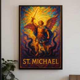 Archangel Michael Art poster