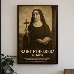 Saint Etheldreda (Audrey) Poster