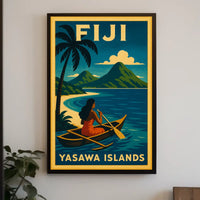 Yasawa Islands Fiji Paradise Poster