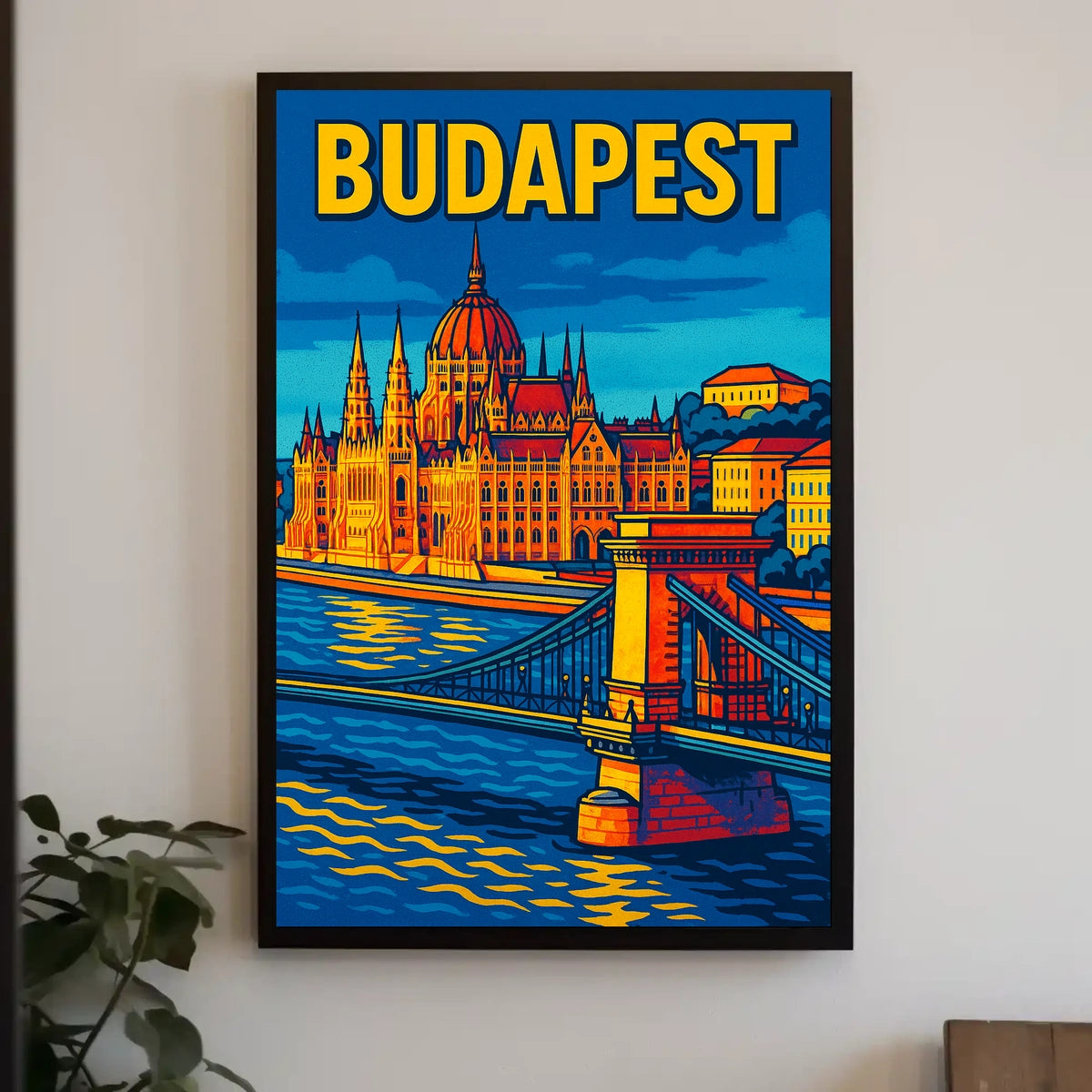 Budapest A Vibrant Cityscape Poster