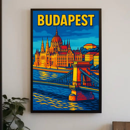 Budapest A Vibrant Cityscape Poster