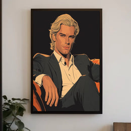 The Confident Gaze Poster