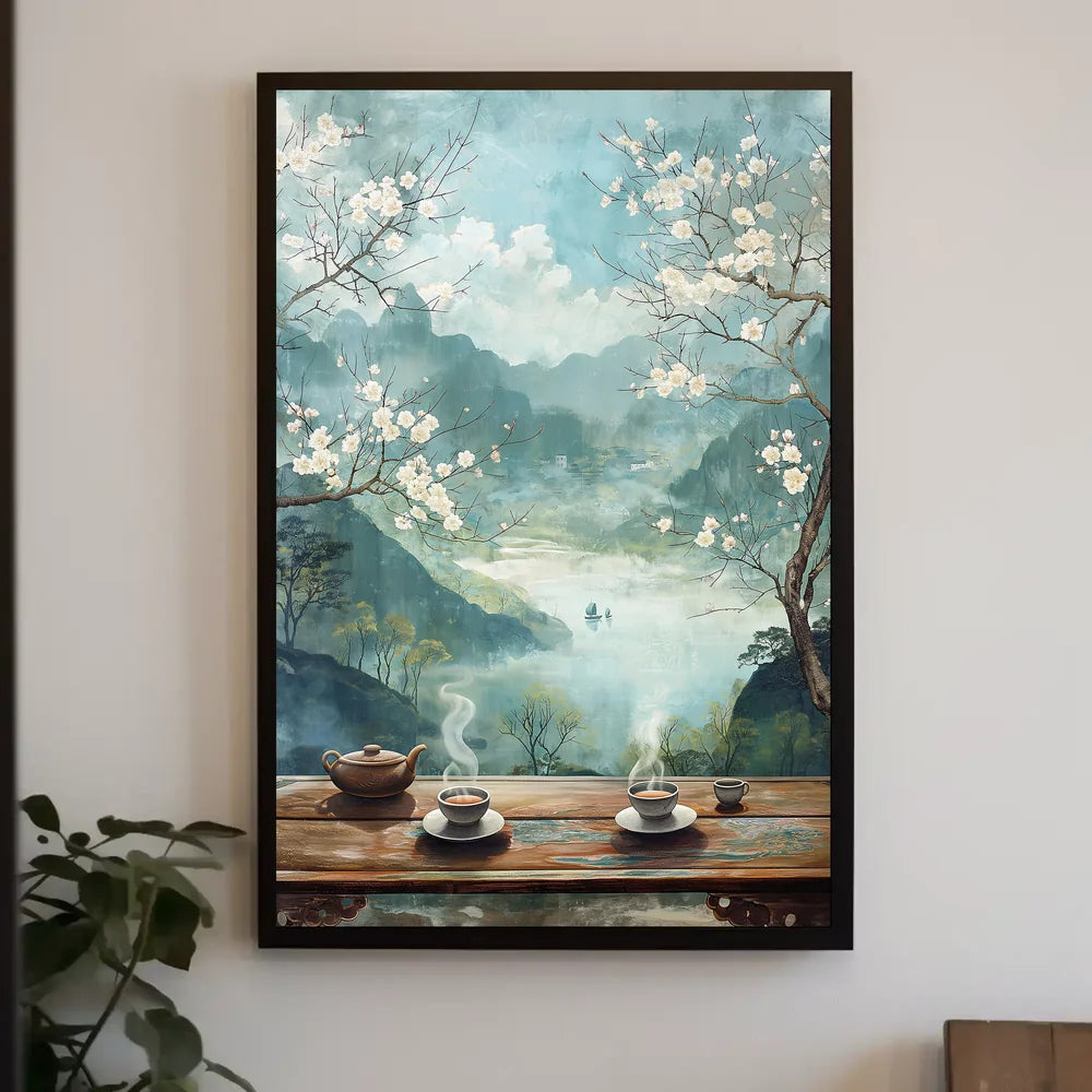 Vintage Silhouette Art Deco Style Poster