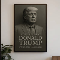Donald Trump 47th President Poster