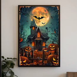 Haunted Halloween Night Poster