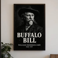 Buffalo Bill Old West Heritage Historical or Presidential Poster