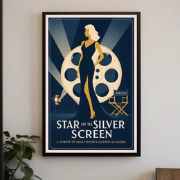 Star of the Silver Screen Poster PosterGoat