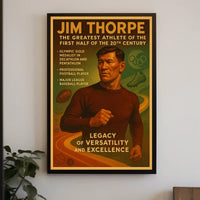 Celebrating Jim Thorpe: A Legacy of Versatility and Excellence Poster