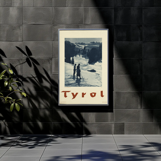 Tyrol Skiing Poster