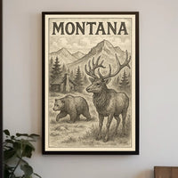 Montana Wilderness Poster