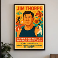 Celebrating a Legendary Athlete Poster