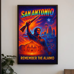 Remember The Alamo Poster