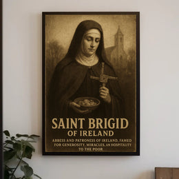 Saint Brigid Of Ireland Poster