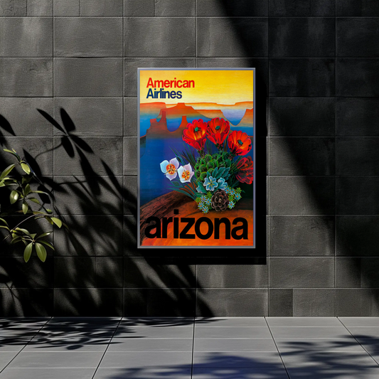 American Airlines Arizona Travel Poster