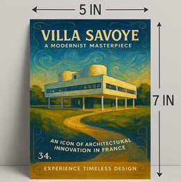 Villa Savoye A Modernist Masterpiece Poster PosterGoat