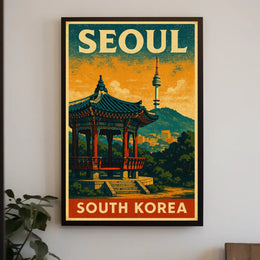 Seoul, South Korea Poster