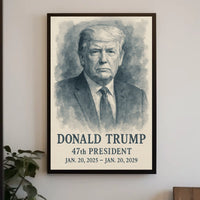 Donald Trump 47th President Poster