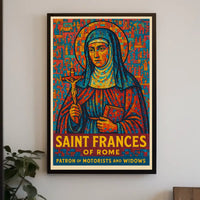 Saint Frances Of Rome Poster