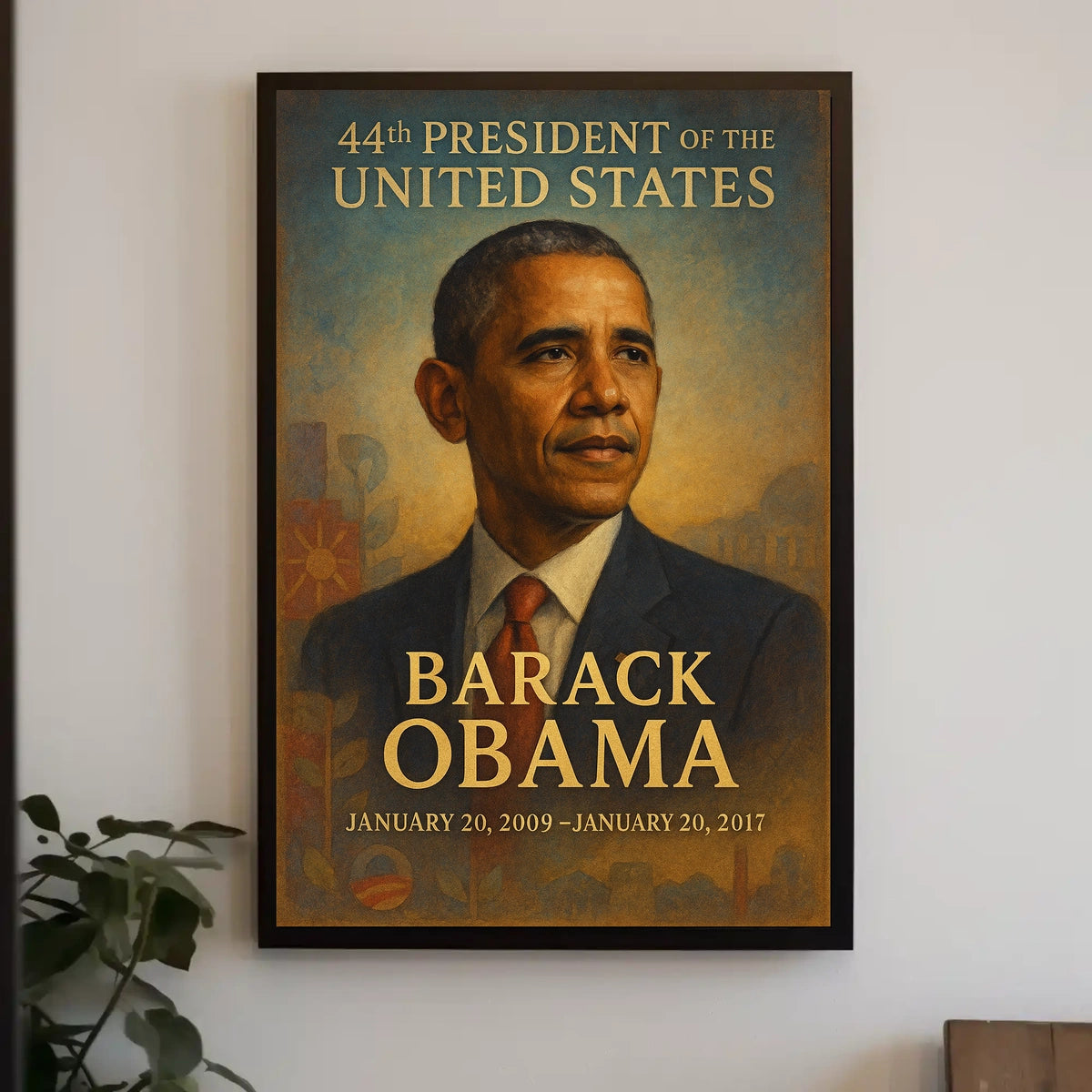 Barack Obama President 44th President Formal Style Poster