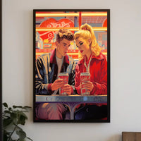 Retro Diner Encounter Poster