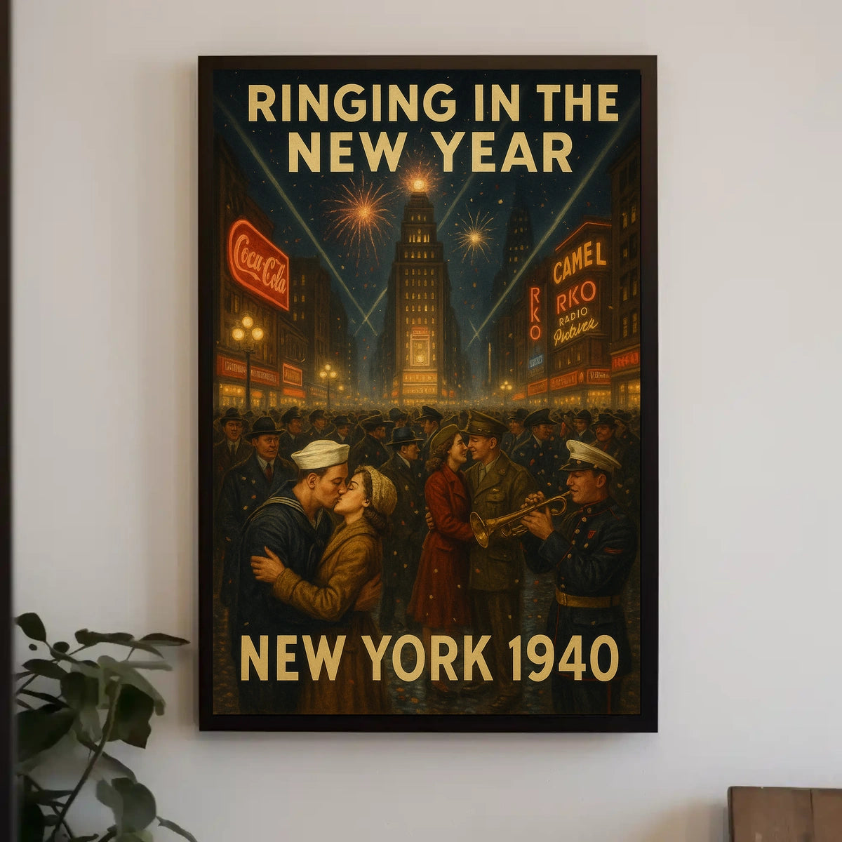 Ringing in the New Year New York 1940 Poster
