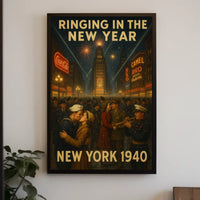Ringing in the New Year New York 1940 Poster