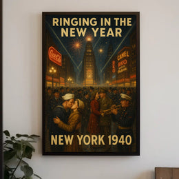 Ringing in the New Year New York 1940 Poster