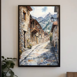 Andorra Andorra la Vella Old Town View Poster