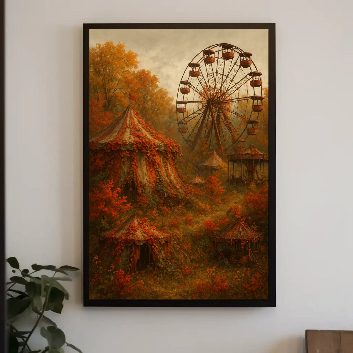 Autumn Carnival Dreamscape Poster