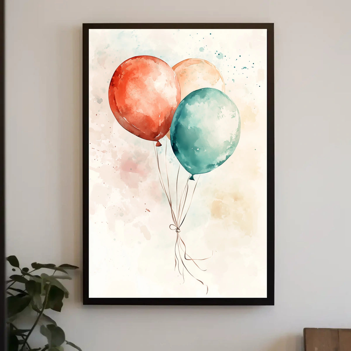 three balloons Poster