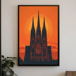 Mystical Forest Bird Poster: Dark and Enchanting Art PosterGoat