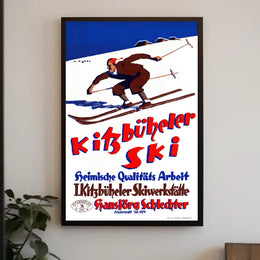 Kitzbüheler Ski Promotion Poster PosterGoat