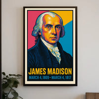 James Madison 4th President Poster