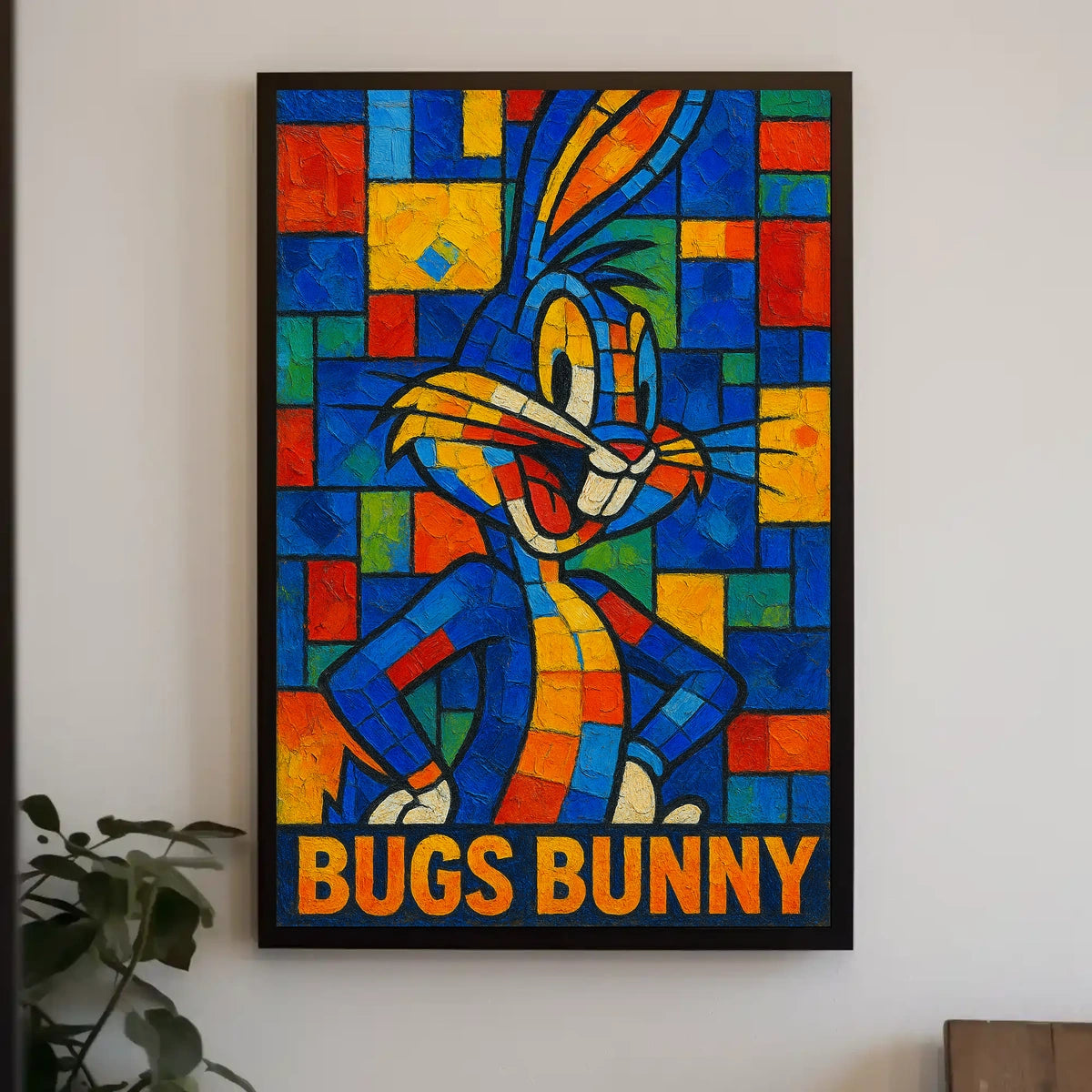 Bugs Bunny in Vibrant Colors Poster