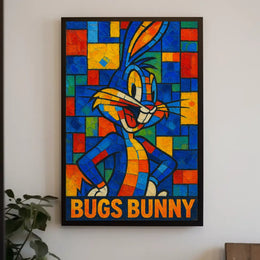 Bugs Bunny in Vibrant Colors Poster