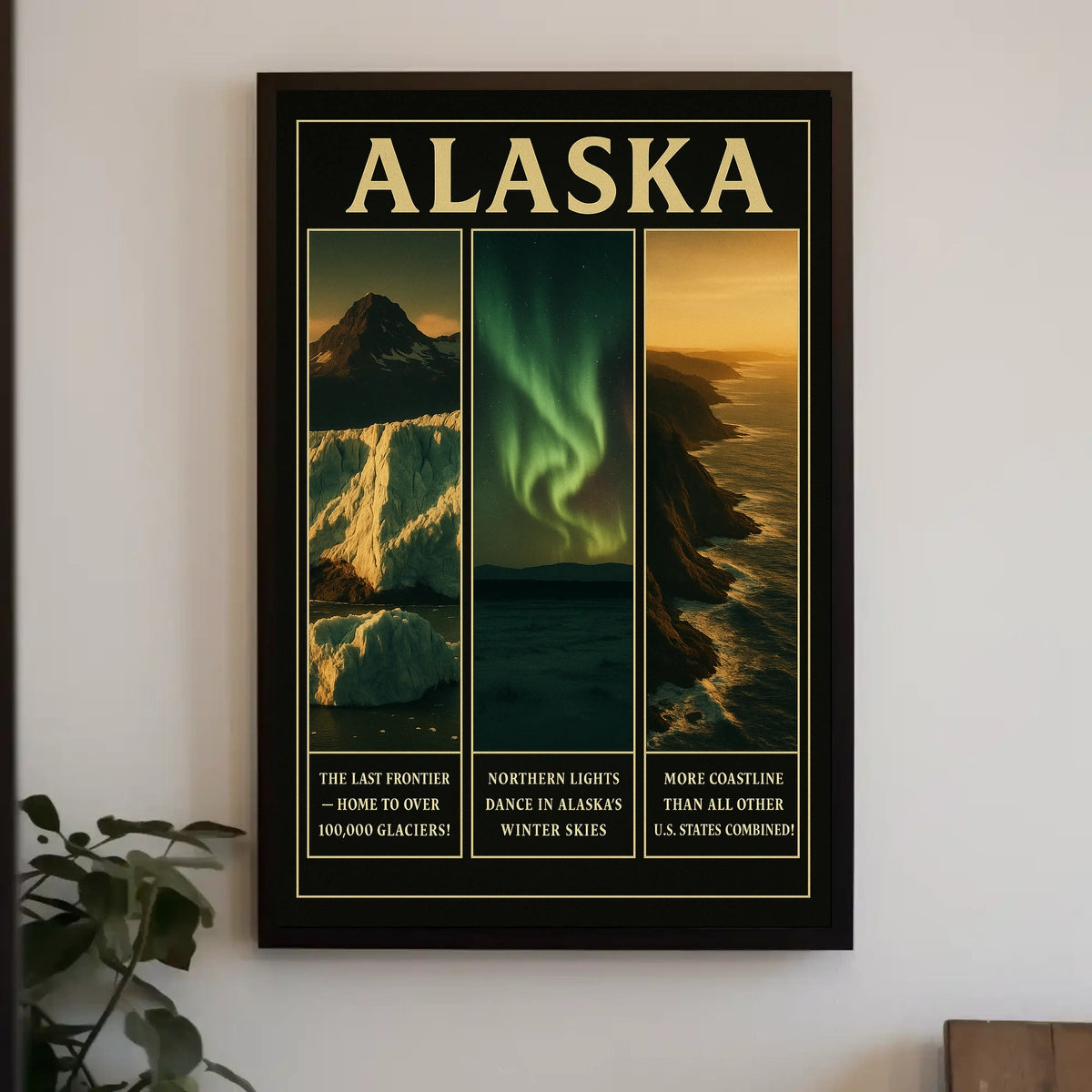 Discover Alaska The Last Frontier Poster
