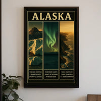 Discover Alaska The Last Frontier Poster