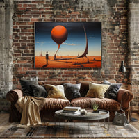 Surreal Desert Dreamscape: Abstract or Artistic Poster