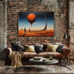 Surreal Desert Dreamscape: Abstract or Artistic Poster