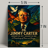 Jimmy Carter United States Leader Fine Art Print PosterGoat