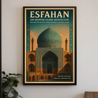 Esfahan Majestic Islamic Architecture Poster