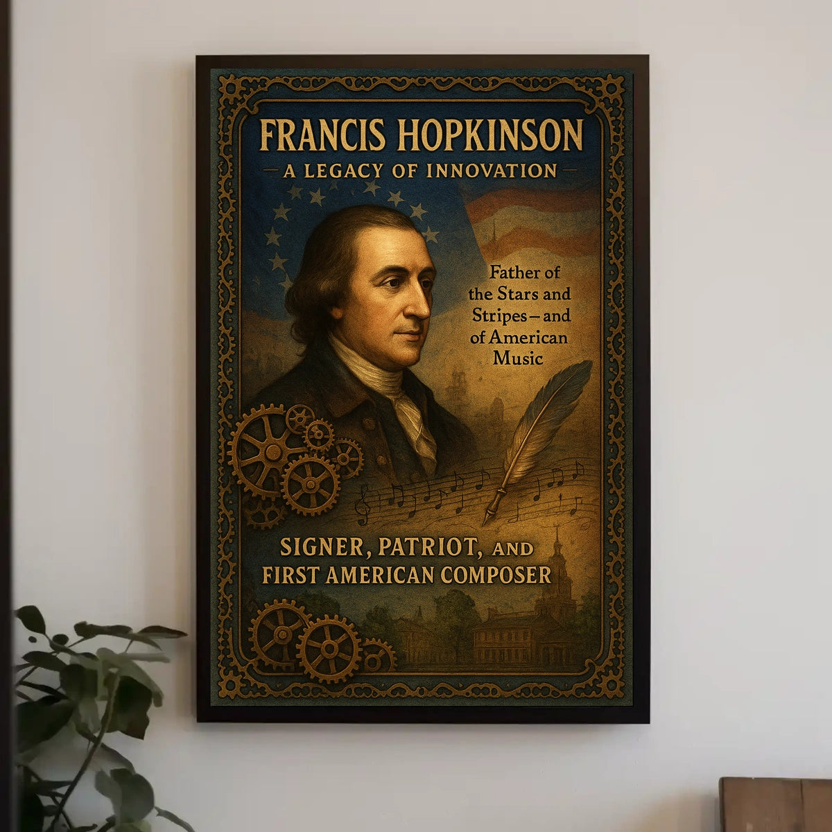 Francis Hopkinson A Legacy of Innovation Poster