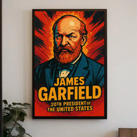 James Garfield 20th President Poster Vintage 18x24 Edition